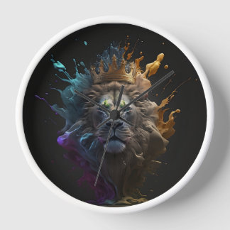 Horloge lion