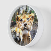 Horloge Lion (Angle)