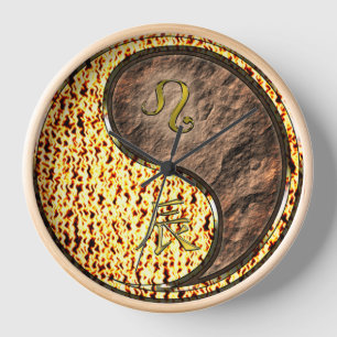 Horloge Lion & Dragon de Terre