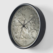 Horloge Lion of Judah Jah Rasta Reggae Roots (Angle)