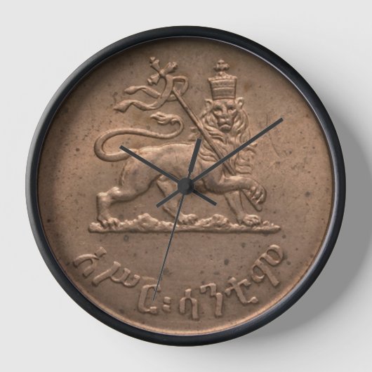 Horloge Lion of Judah Jah Rasta Reggae Roots (Recto)