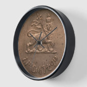 Horloge Lion of Judah Jah Rasta Reggae Roots (Angle)