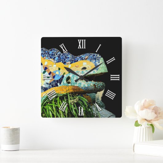 Horloge Lizard de Barcelone, Art, Parc Guell, Cata (Maison)