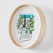 Horloge Logo de Jay Peek Vermont (Angle)