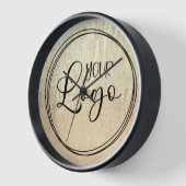 Horloge Logo de la coupe d'or de champagne (Angle)