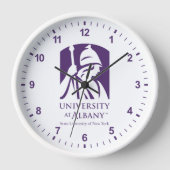 Horloge Logo de l'Université d'Albany (Recto)