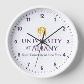 Horloge Logo de l'Université d'Albany (Recto)