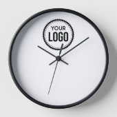 Horloge Logo d'entreprise personnalisé (Recto)