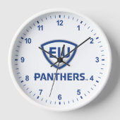 Horloge Logo Eastern Illinois Panthers Shield & Wordmark (Recto)