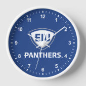Horloge Logo Eastern Illinois Panthers Shield & Wordmark (Recto)
