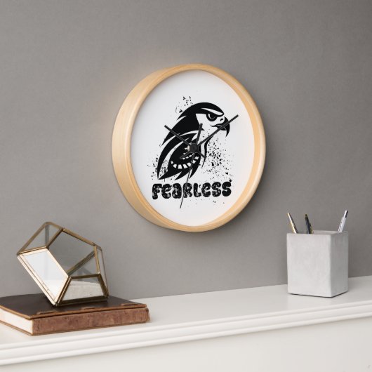 Horloge Logo Fierce Hawk Head (Bureau)