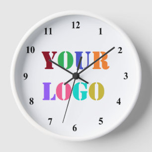 Horloge Logo Personnalisé Photo Entreprise Promotion Horlo