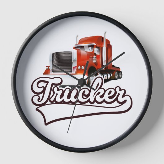 Horloge Logo vintage routier (Recto)