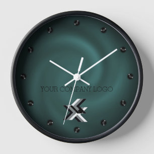 Horloge LOGO YOUR COMPANY, personalized, add your text lar