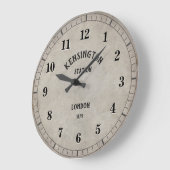 Horloge Londres de la gare de Kensington (Angle)