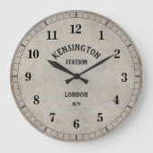 Horloge Londres de la gare de Kensington (Recto)