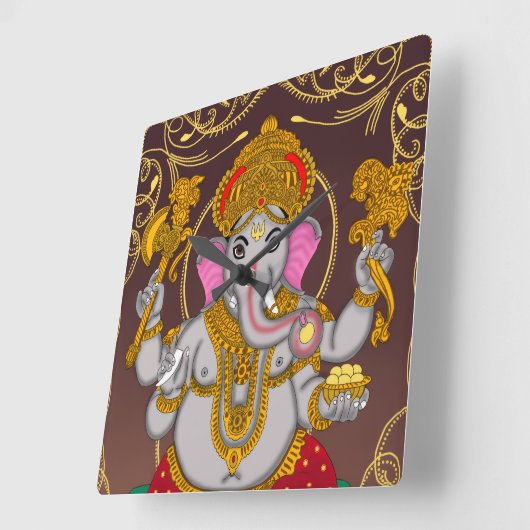 Horloge Lord Ganesha (Angle)