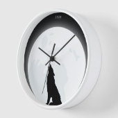 Horloge loup de lune intérieure (Angle)