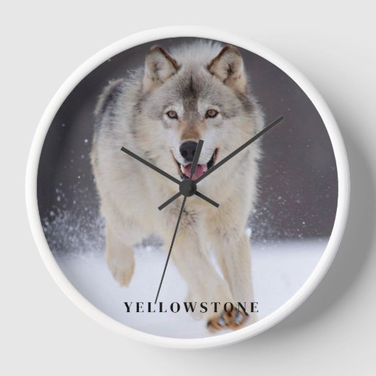 Horloge Loup de Yellowstone (Recto)