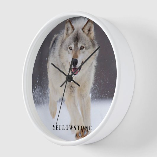 Horloge Loup de Yellowstone (Angle)