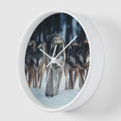 Horloge Loups de Yellowstone (Angle)