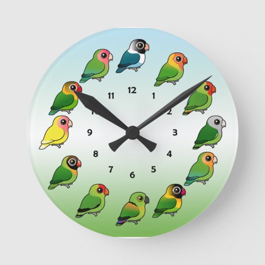 Horloge Lovebird (Recto)