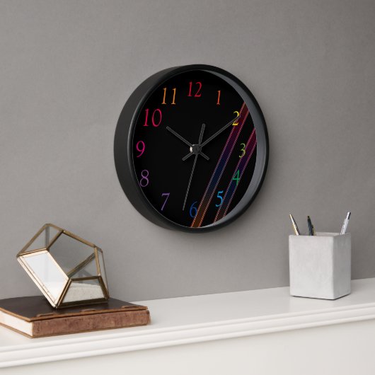 Horloge Lumières de Neon (Bureau)