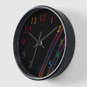 Horloge Lumières de Neon (Angle)