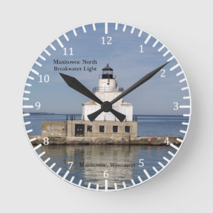Horloge lumineuse Manitowoc North Breakwater