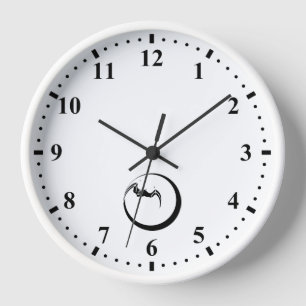 Horloge Lune et chauve-souris