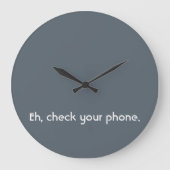 Horloge "Luttes analogiques" (Recto)