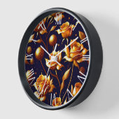 Horloge Luxe Gold Boho Rose Collection moderne (Angle)