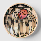 Horloge Mackintosh - Fenêtre en verre tendu, (Recto)