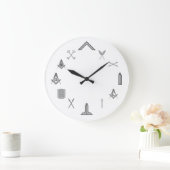 Horloge maçonnique "Les chaises" (Maison)