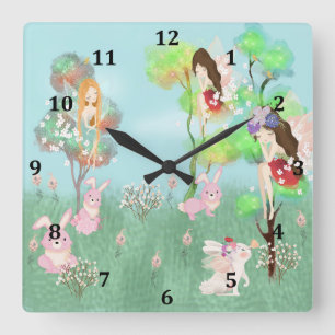 Horloge magique des enfants du jardin