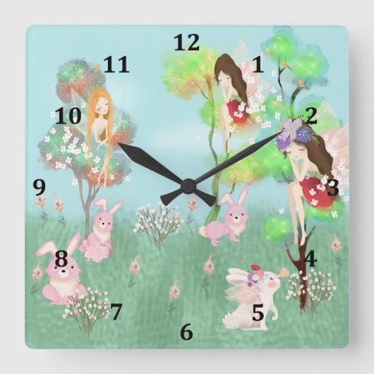 Horloge magique des enfants du jardin (Recto)