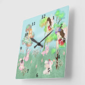 Horloge magique des enfants du jardin (Angle)