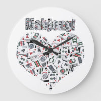 Horloge Mahjong