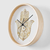 Horloge Main de tournesol or Hamsa (Angle)
