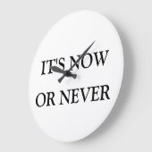 Horloge "Maintenant ou jamais" (Angle)