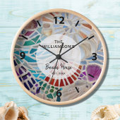 Horloge Maison de plage personnalisée
