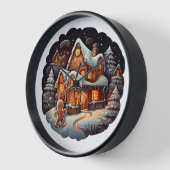 Horloge Maison homme Xmas Gingpain (Angle)