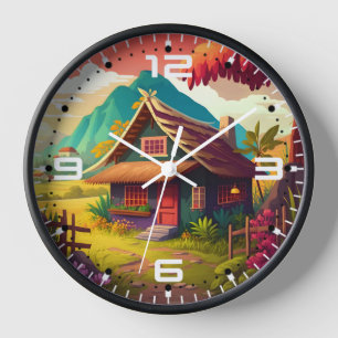 Horloge Maison traditionnelle philippine-36543