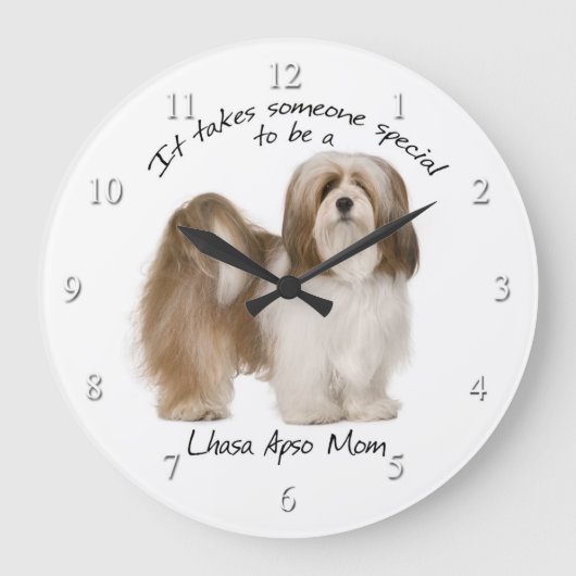 Horloge maman Lhasa Apso (Recto)