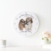 Horloge maman Lhasa Apso (Maison)