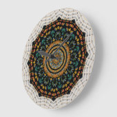 Horloge Mandala (Angle)