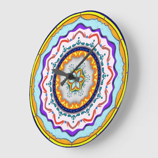 Horloge Mandala (Angle)