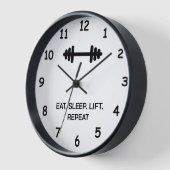 Horloge Manger Sleep Ascenseur Répéter l'horloge de la sal (Angle)