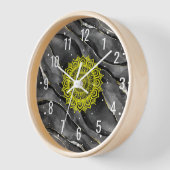 Horloge Marbre noir vintage (Angle)