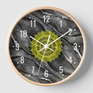 Horloge Marbre noir vintage